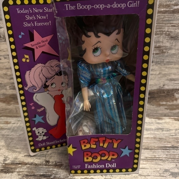 Betty Boop Marty Toy Doll 1986 Blue - Picture 5 of 7